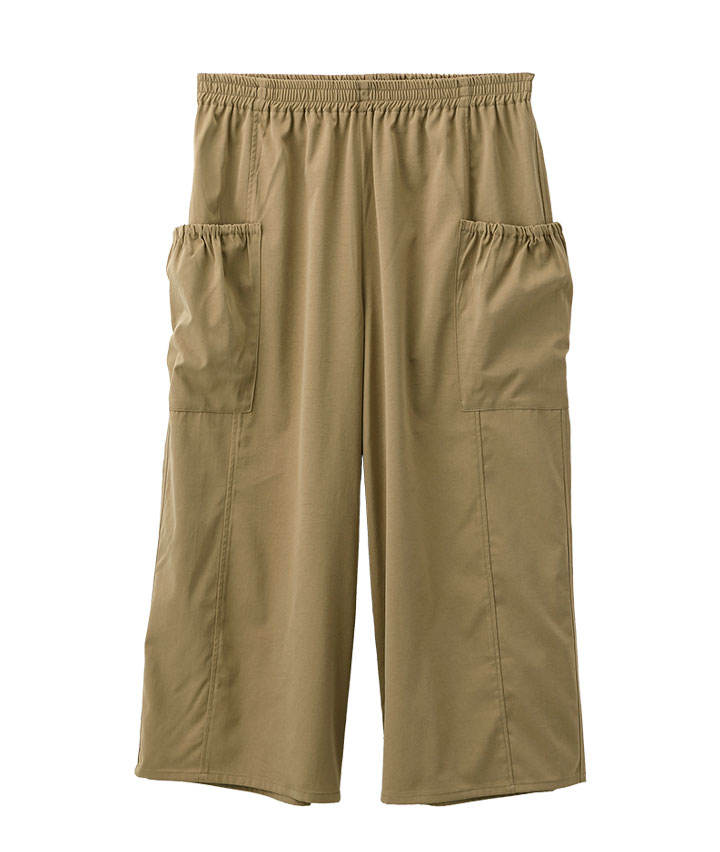 ワッシャ―ツイルワイドパンツ