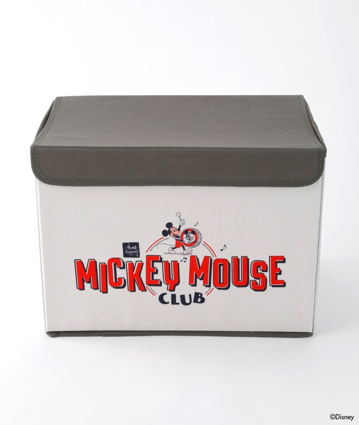 Ｄｉｓｎｅｙ１００】収納ボックス ミッキーマウス・クラブ(２６×３６