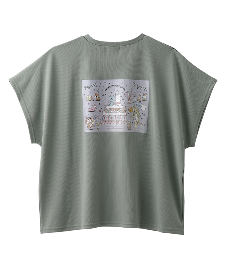 レディース大きなサイズ ぼのぼの サンリオキャラクターズ 婦人ｔシャツ ３ｌサイズ ミント レディース パシオス公式ネットショップ パシオスnet
