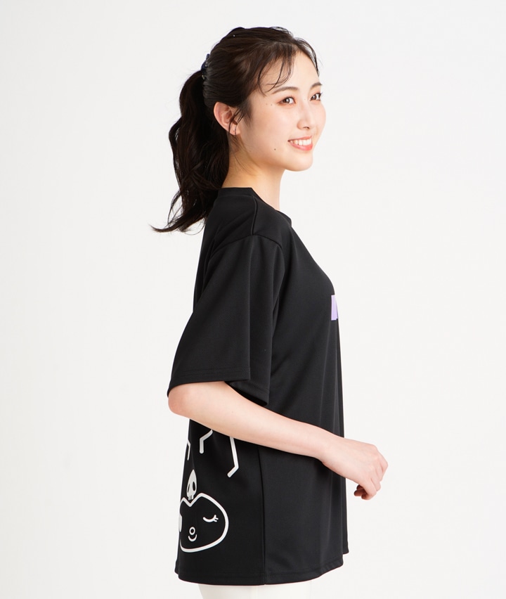 アクティブスタイル サンリオキャラクターズ 婦人スポーツカットソー ｍサイズ ブラック 婦人 パシオス公式ネットショップ Paseos Net