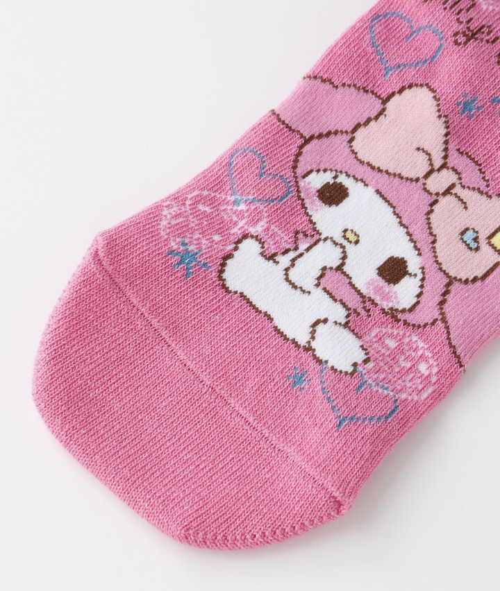 レディースソックス サンリオ マイメロディ 3足組 婦人スニーカーソックス ２３ ２５ アソート1 婦人 パシオス公式ネットショップ パシオスnet