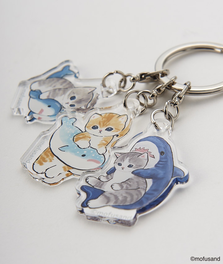 モフサンド mofusand アクリルキーホルダー サメにゃん - 通販