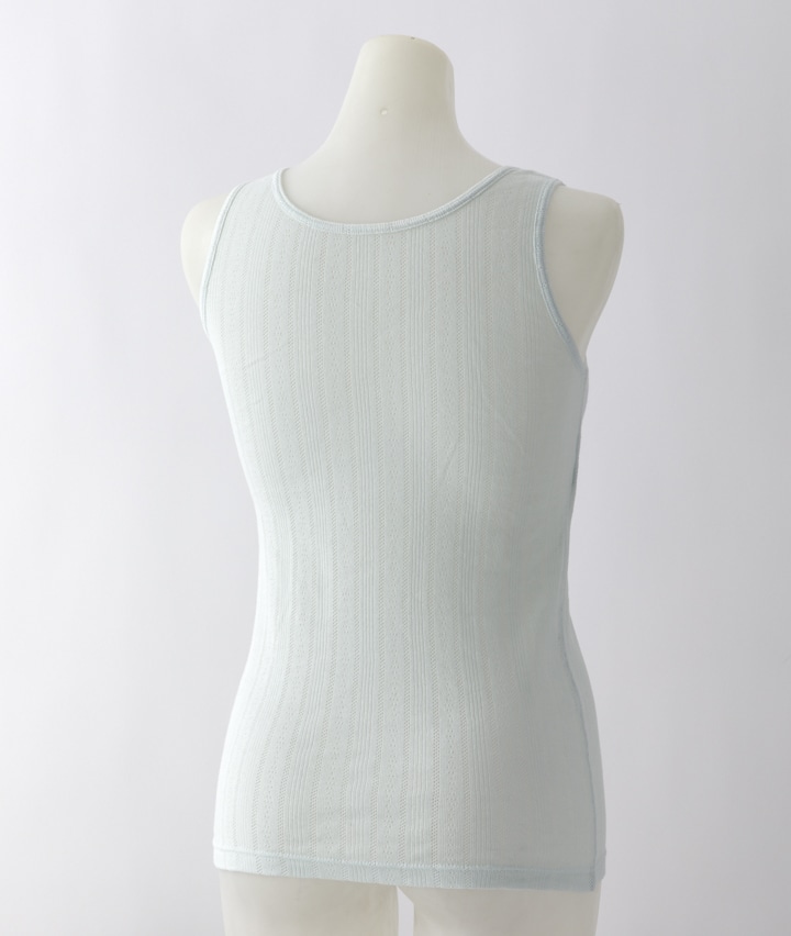 レディスインナー 綿１００ ラベンダー加工 パット入り 婦人パターンメッシュタンクトップ ｍサイズ ベージュ レディース パシオス公式ネットショップ パシオスnet