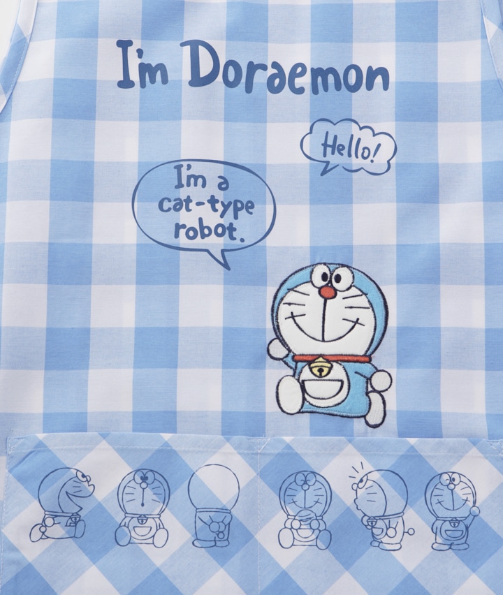 エプロン ドラえもん エプロン ｍ ｌサイズ サックス 婦人 パシオス公式ネットショップ Paseos Net
