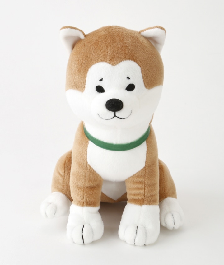 インテリア フレンズヒル お座りぬいぐるみ しばたさん ぬいぐるみ ベージュ リビング パシオス公式ネットショップ Paseos Net