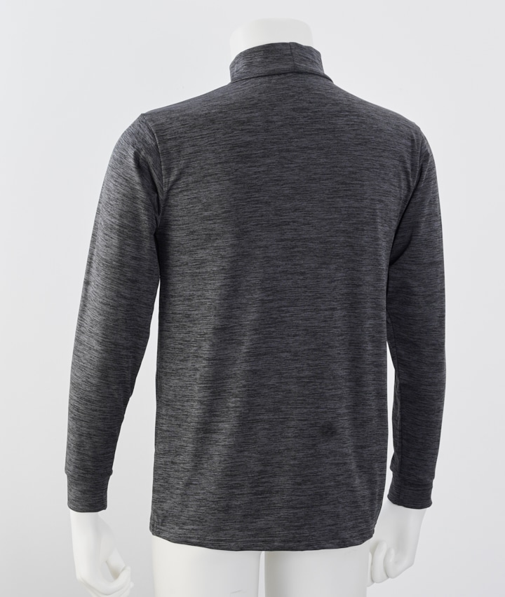 メンズインナー エステルベア天 裏起毛 オリーブ加工 紳士長袖ハイネック肌着 ｍサイズ グレーモク 紳士 パシオス公式ネットショップ パシオスnet