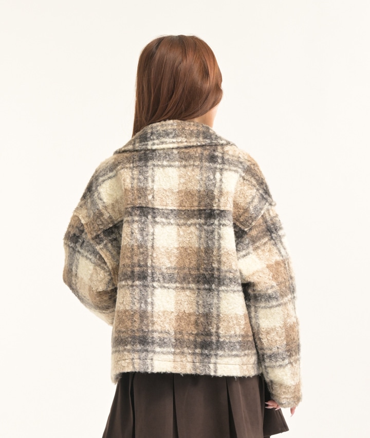 【最終価格】TRチェック Zip-ブルゾン JOURNAL STANDARD LUXE（ジャーナルスタンダード ラックス）の「《追加