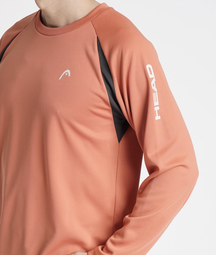 アクティブスタイル ｈｅａｄ 紳士ロングｔシャツ ｍサイズ オレンジ 紳士 パシオス公式ネットショップ Paseos Net