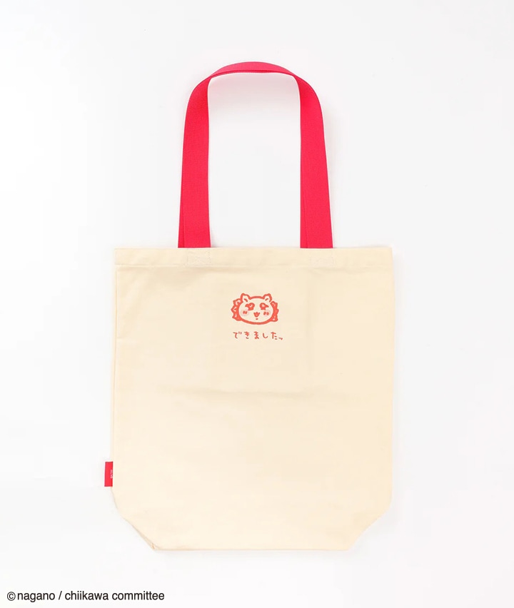 ちいかわ帆布縦トートバッグ(38×36㎝ キナリ): レディース