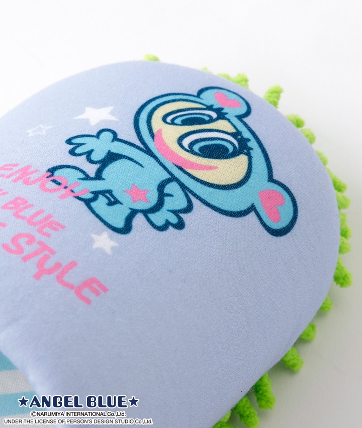 ANGEL BLUE】お掃除スリッパ(Mサイズ パープル): 寝具