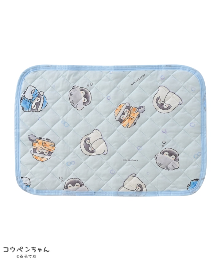 コウペンちゃん】枕パッド(43×63㎝ ブルー): 寝具 コウペンちゃん】枕パッド(43×63㎝ ブルー): 寝具