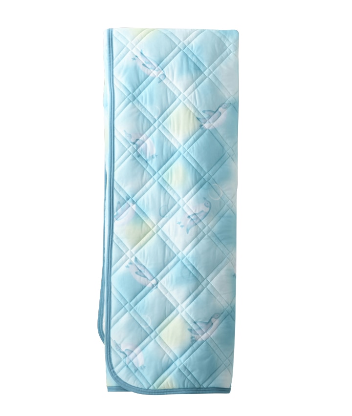 寝具 超冷感 ｗ抗菌 ペンギン柄ボリュームタイプ敷パッド セミダブルサイズ セミダブル グリーン リビング パシオス公式ネットショップ Paseos Net