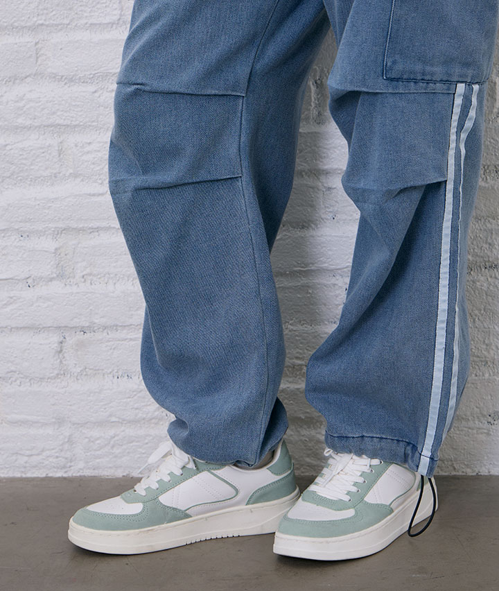 【送料込】Y's for men 07S/S パラシュートパンツ　サイズ3 パラシュートパンツ(Mサイズ ブラック): レディース｜パシオス