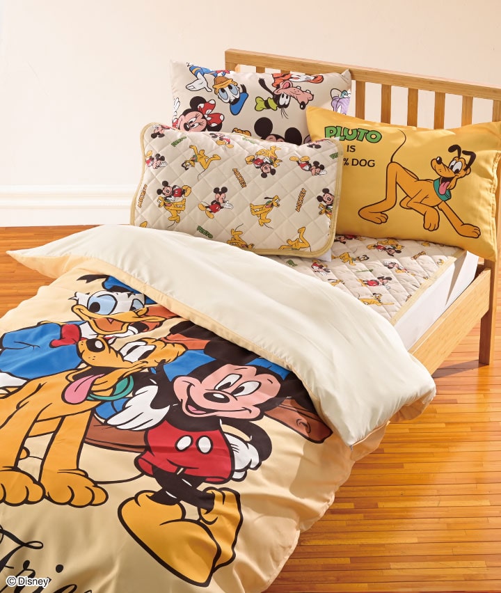 Disney】【ミッキー＆フレンズ】掛布団カバー(シングルロング