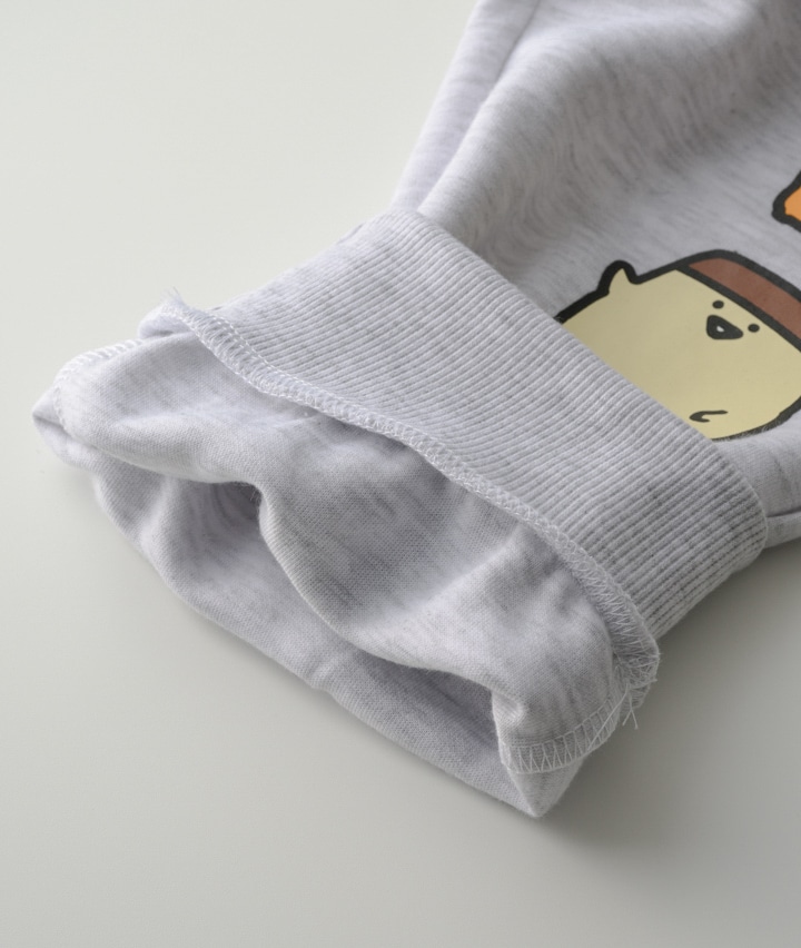 お文具といっしょ＞ロングパンツ(Mサイズ ブラック): メンズ
