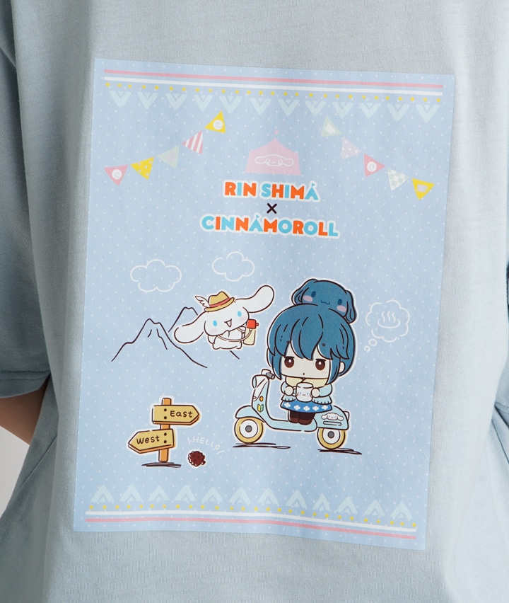 ａｐｉ ゆるキャン サンリオキャラクターズ 婦人ｔシャツ ショートパンツ ｍサイズ ピンク 婦人 パシオス公式ネットショップ Paseos Net