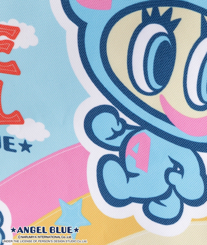 ANGEL BLUE】ランドリーバスケット(36×35×33
