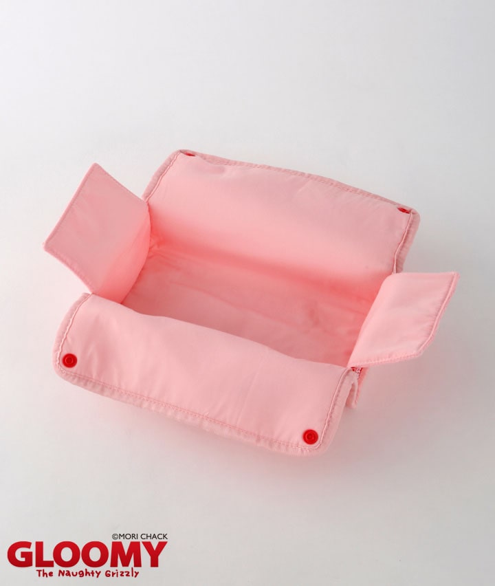 グルーミー】グルーミーティッシュボックスケース(16×26×11㎝ ピンク