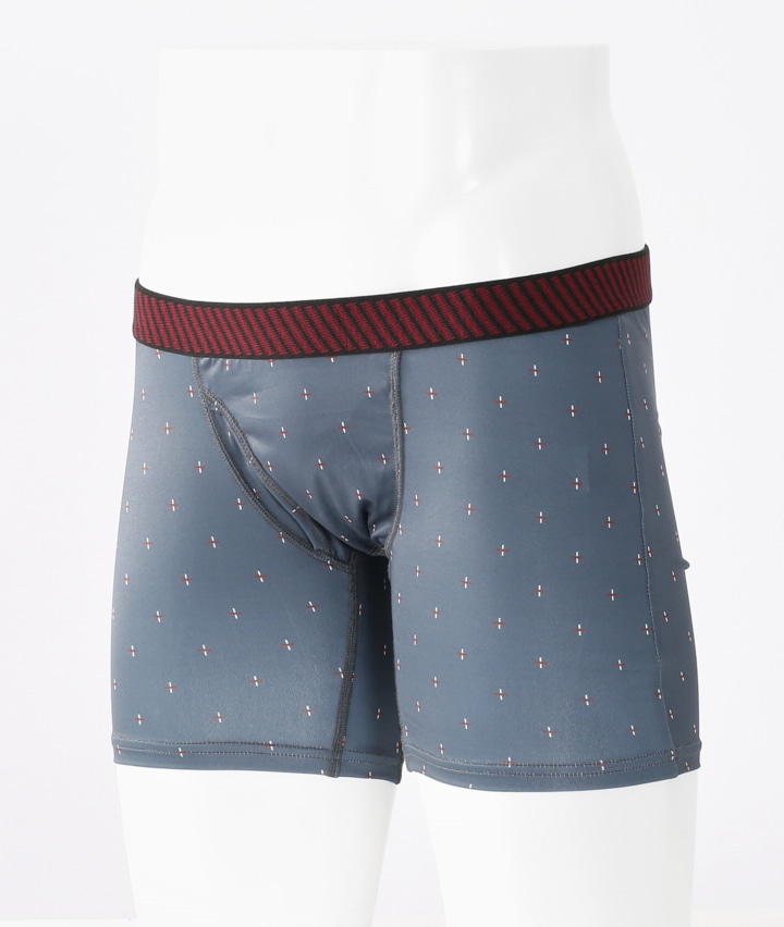 メンズインナー ２枚組 はいて実感 紳士ストレッチ柄ロングボクサーブリーフ ｍサイズ ベージュ 紳士 パシオス公式ネットショップ パシオスnet