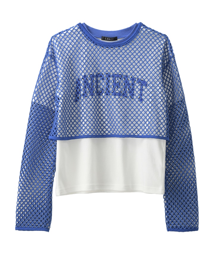 女児トップス＞女児メッシュトップス＋Ｔシャツセット(１４０㎝ ブルー): ベビー・キッズ｜パシオスNet 公式通販