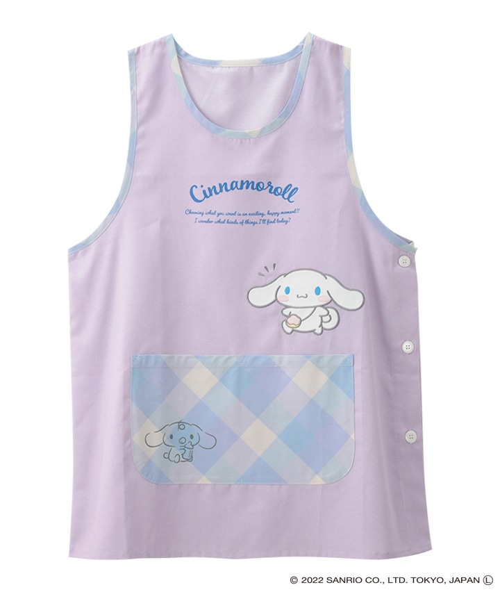 ピンクハウス＊2点セット】ブラウス ダブリエ エプロン 紫 パープル