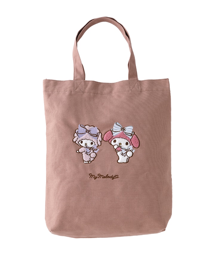 レディースバッグ サンリオキャラクターズ サガラ刺繍トートバッグ フリー ピンク レディース パシオス公式ネットショップ パシオスnet