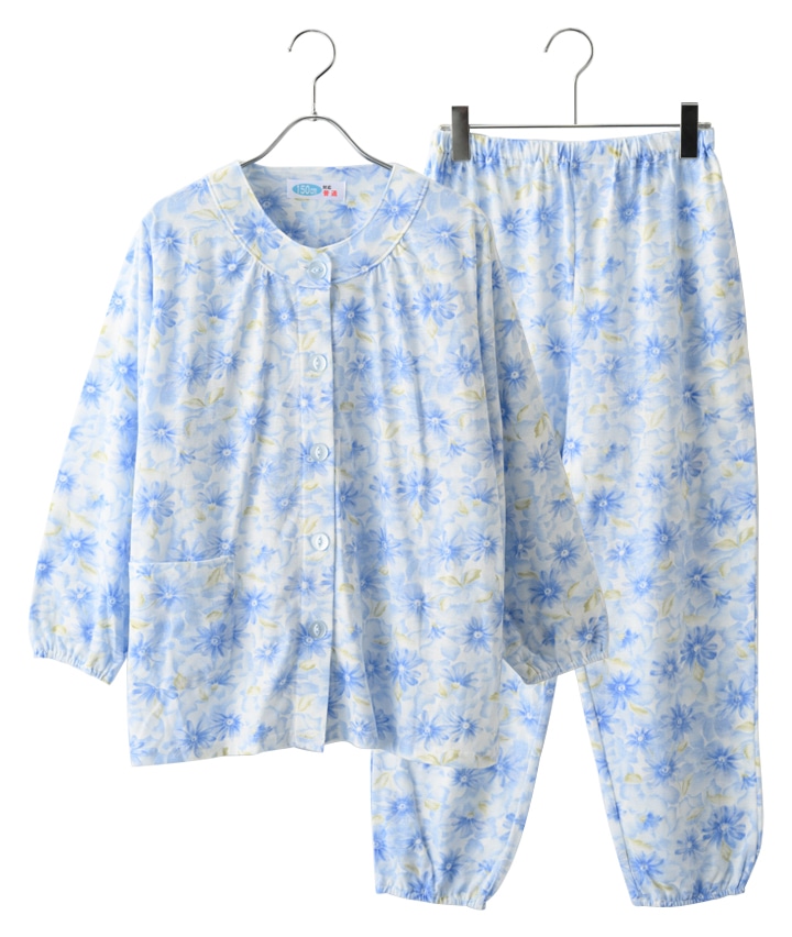 身長で選べるパジャマ】【150cm対応】丸ヨークパジャマ(S