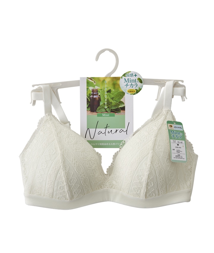 ｍｉｎｔのチカラ 婦人総レースノンワイヤーブラジャー ｍサイズ オフホワイト レディース パシオス公式ネットショップ パシオスnet