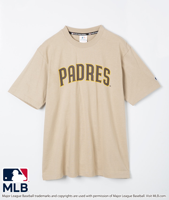 MLB綿天竺Tシャツ(Mサイズ ベージュ): メンズ｜パシオスNet