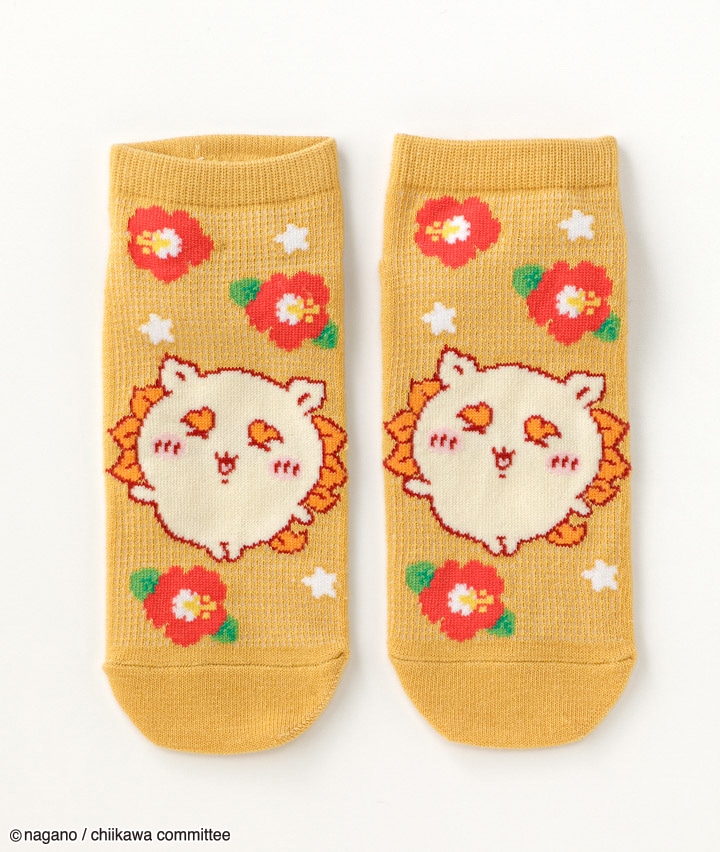 ちいかわ】（シーサー）（1足物）フロント柄メッシュ編み