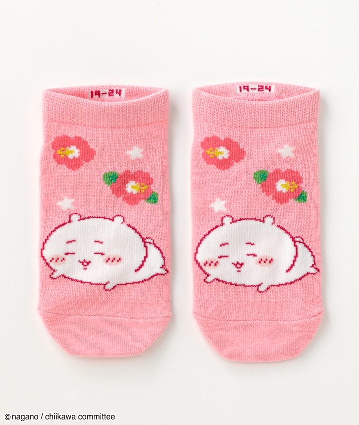 ちいかわ】（ちいかわ）（1足物）フロント柄メッシュ編み