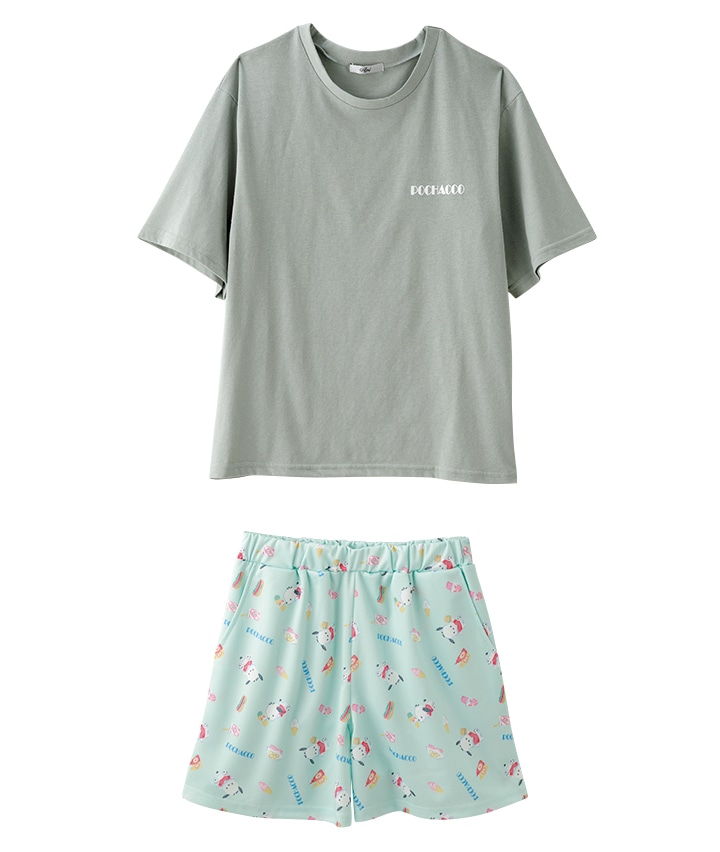 api サンリオキャラクターズ ポチャッコ 婦人tシャツ ショートパンツセット mサイズ ミント レディース パシオス公式ネットショップ パシオスnet api サンリオキャラクターズ ポチャッコ 婦人tシャツ ショートパンツセット mサイズ ミント レディース パシオス公式ネットショップ パシオスnet