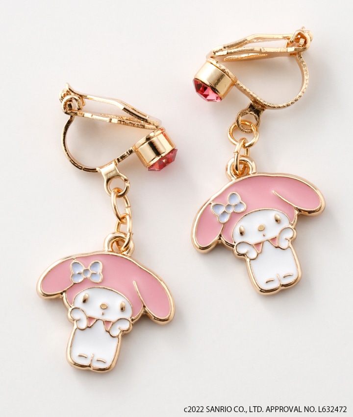レディース服飾 サンリオキャラクターズ マイメロディ イヤリング 全長２ ８ ゴールド レディース パシオス公式ネットショップ パシオスnet