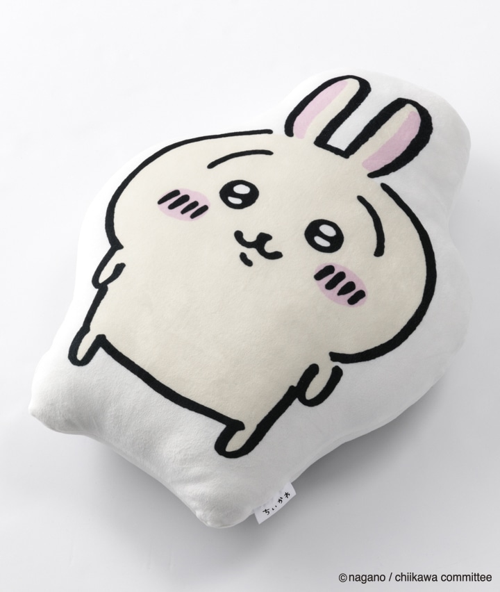 インテリア＞＜ちいかわ＞＜うさぎ＞もちもちダイカットクッション(約