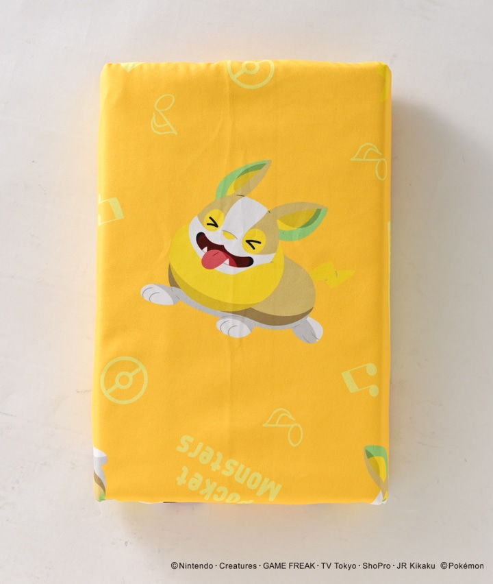 寝具 ポケットモンスター ワンパチ敷布団カバー シングルロング イエロー リビング パシオス公式ネットショップ パシオスnet