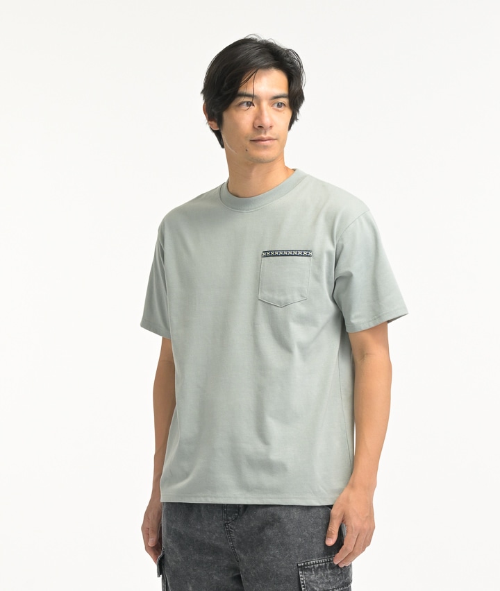 オルテガプリントTシャツ(Mサイズ ライトグリーン): メンズ