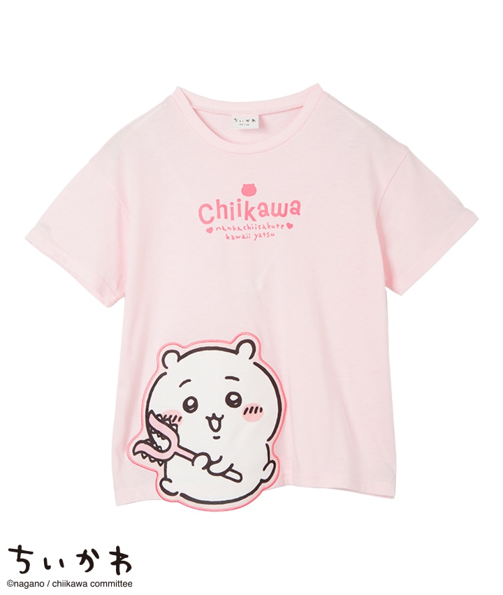 ちいかわ（ちいかわ）】女児Tシャツ（120cm～）(120