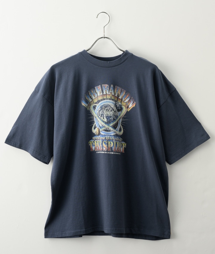 【国内発送】ピュア コットン プリント シャツ 別注】INDIVIDUALIZED SHIRTS コットン CPOシャツ