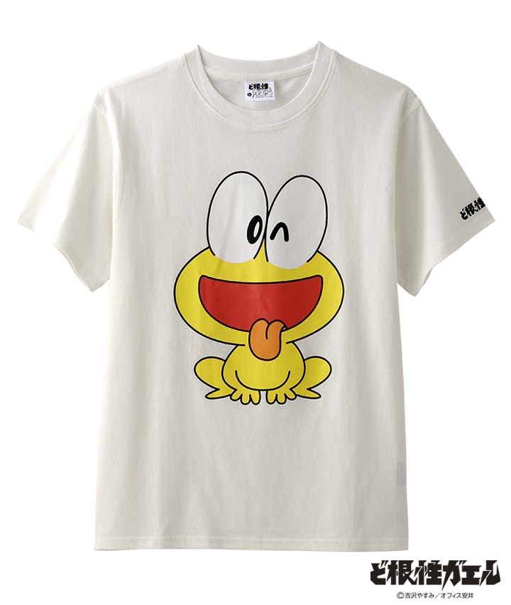 今風カジュアル ど根性ガエル 紳士プリントｔシャツ ｍサイズ ホワイト メンズ パシオス公式ネットショップ パシオスnet