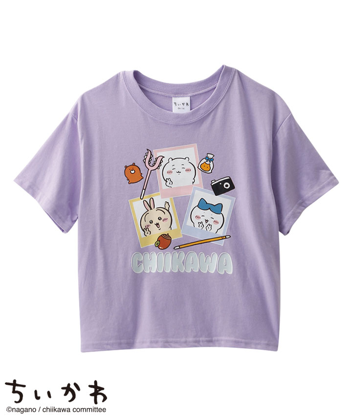 ちいかわ】女児Tシャツ(140㎝ ラベンダー): ベビー・キッズ