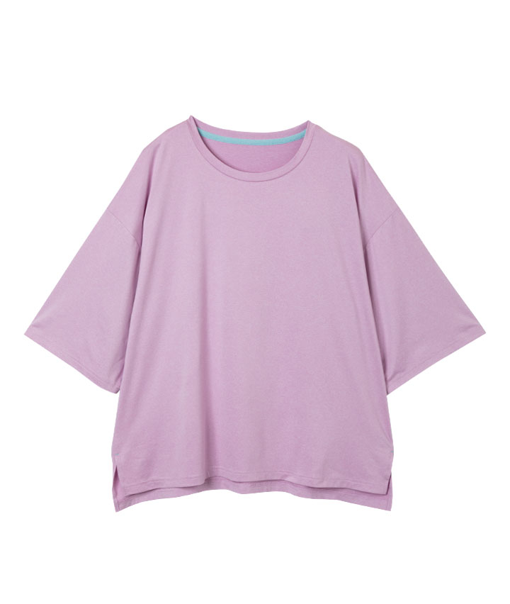 大きいサイズ）カチオンTシャツ(3Lサイズ ラベンダー