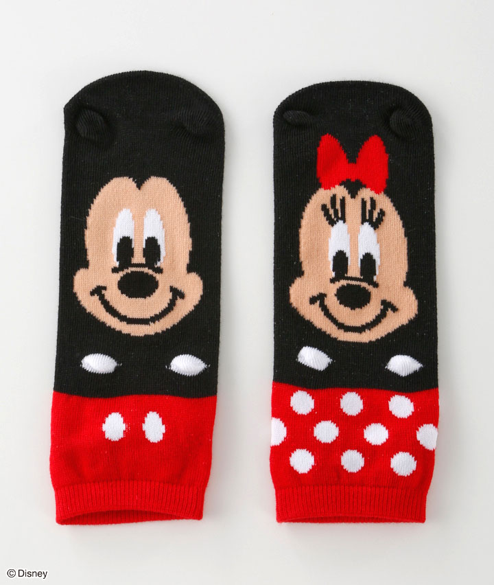 Disney】（ミッキーミニー）（1足物）スニーカーソックス