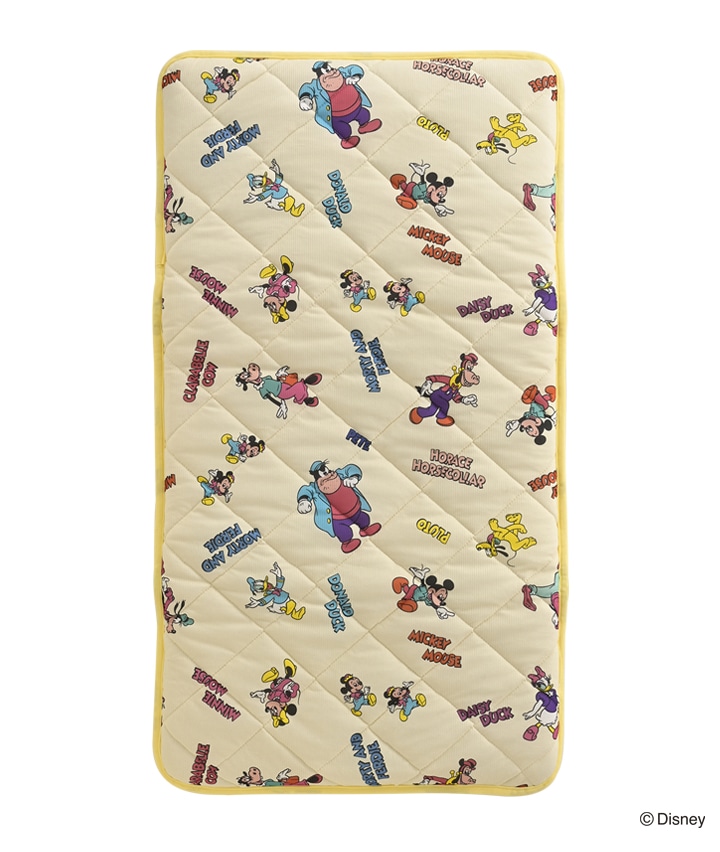 寝具 ディズニー 三層長座布団 ６０ １１０ ベージュ リビング パシオス公式ネットショップ Paseos Net