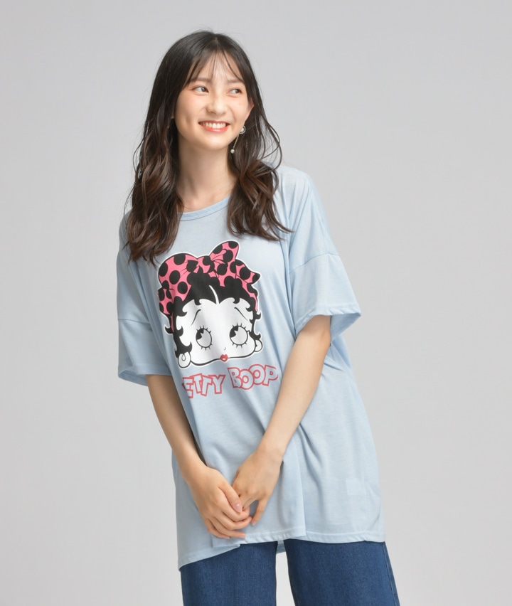 トレンドスタイル ｂｅｔｔｙ ｂｏｏｐ 婦人プリントｔシャツ ｍサイズ オフ レディース パシオス公式ネットショップ パシオスnet