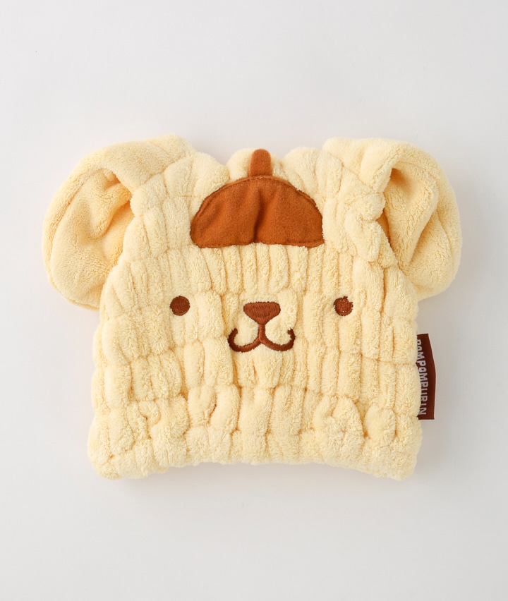 ポムポムプリン　バスタオル　黄色　ぬいぐるみ　キーホルダー　お風呂 吸水速乾バスタオル ポムポムプリン／TODR1_4973307594526