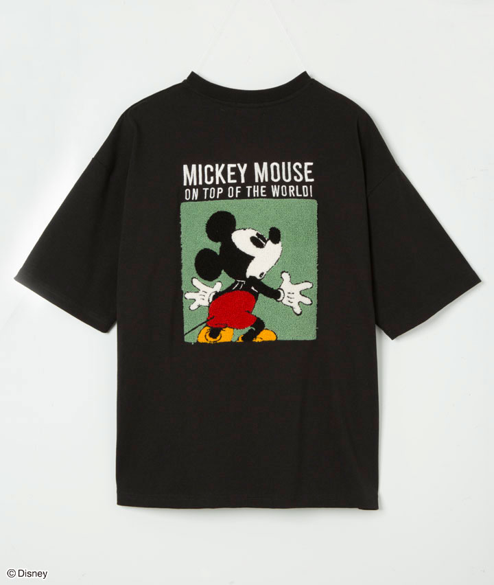 roku 6 ミッキー Tシャツ ブラック Lサイズ 6(ROKU)＞MICKEY/Tシャツ