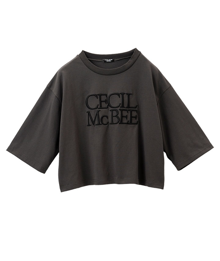 CECIL McBEE NOUVELL】刺しゅうTシャツ(M