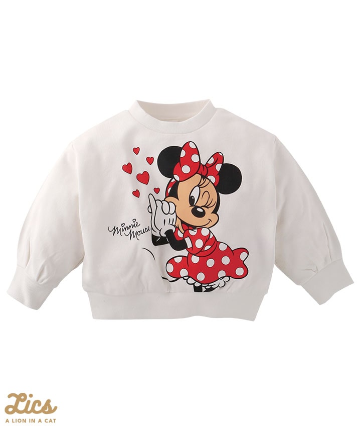 LICS】【Disney】（ミニー）女児トレーナー（80cm