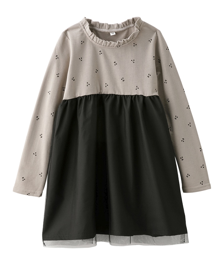 ｓｕｆｆｕｓｅ 女児チュール切替ワンピース １１０ ベージュ 子供 パシオス公式ネットショップ Paseos Net