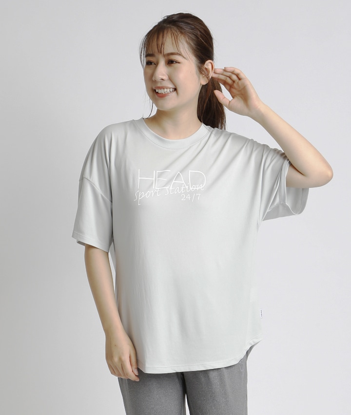 ｈｅａｄ 婦人前後差ｔシャツ ｍサイズ グレー スポーツ臨時カテゴリ パシオス公式ネットショップ Paseos Net